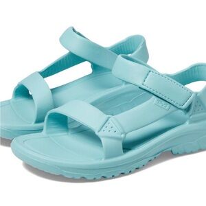 TEVA Size 11 Womens Hurricane Drift Sandals in Pastel Turquoise EUC